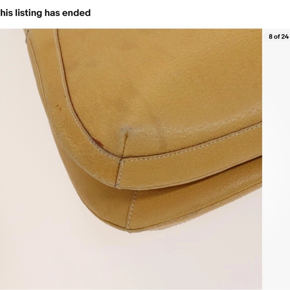 BALLY Elegant Tan Leather Handbag (minor callouts) - Picture 7 of 12